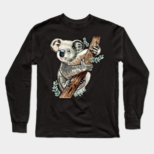 The Cuddlest Koala Bear Long Sleeve T-Shirt